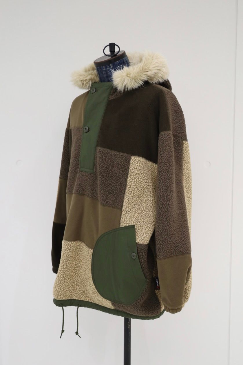 コムデギャルソンオム25FW POLATECボアフリースMIXジャケット(HP-J022-051)BEIGE MIX★10月3日(金)発売！