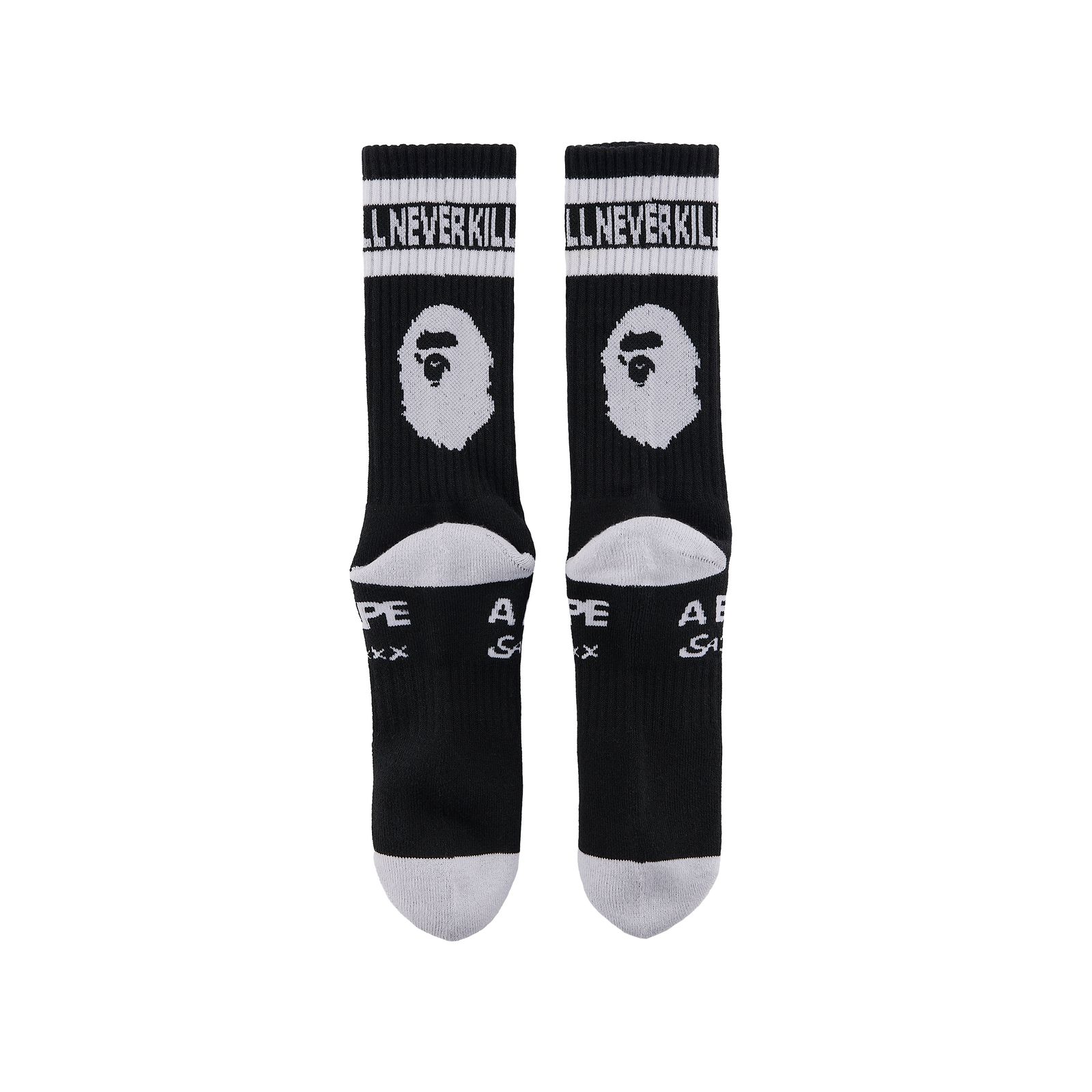 セントマイケル 24SS BAPE_SOCKS(SM-YS8-0000-C37)BLACK - FREE