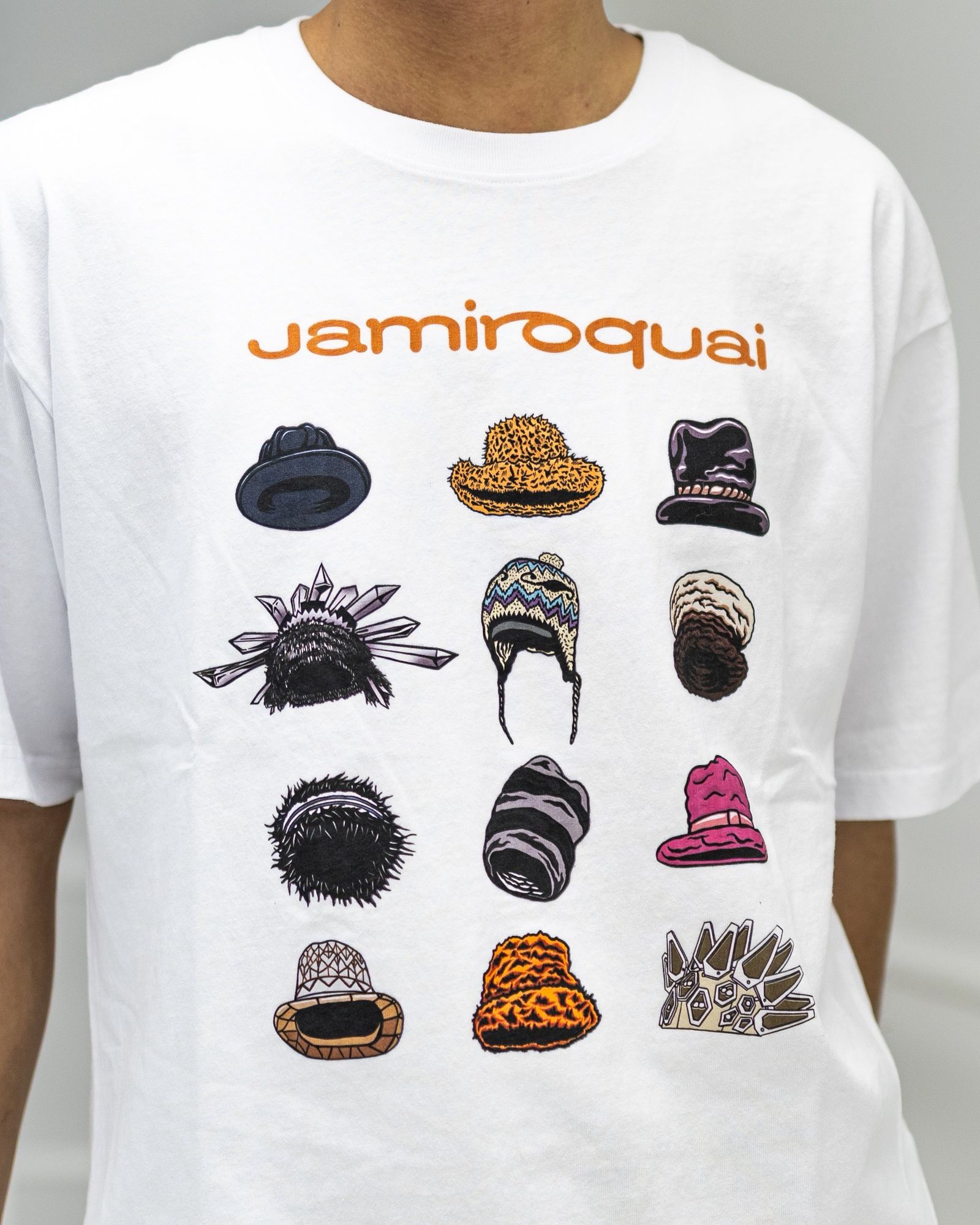 U/MUSIC ユーミュージック Jamiroquai Hats SS Tee(UM-MK8-0000-019)★新作発売！