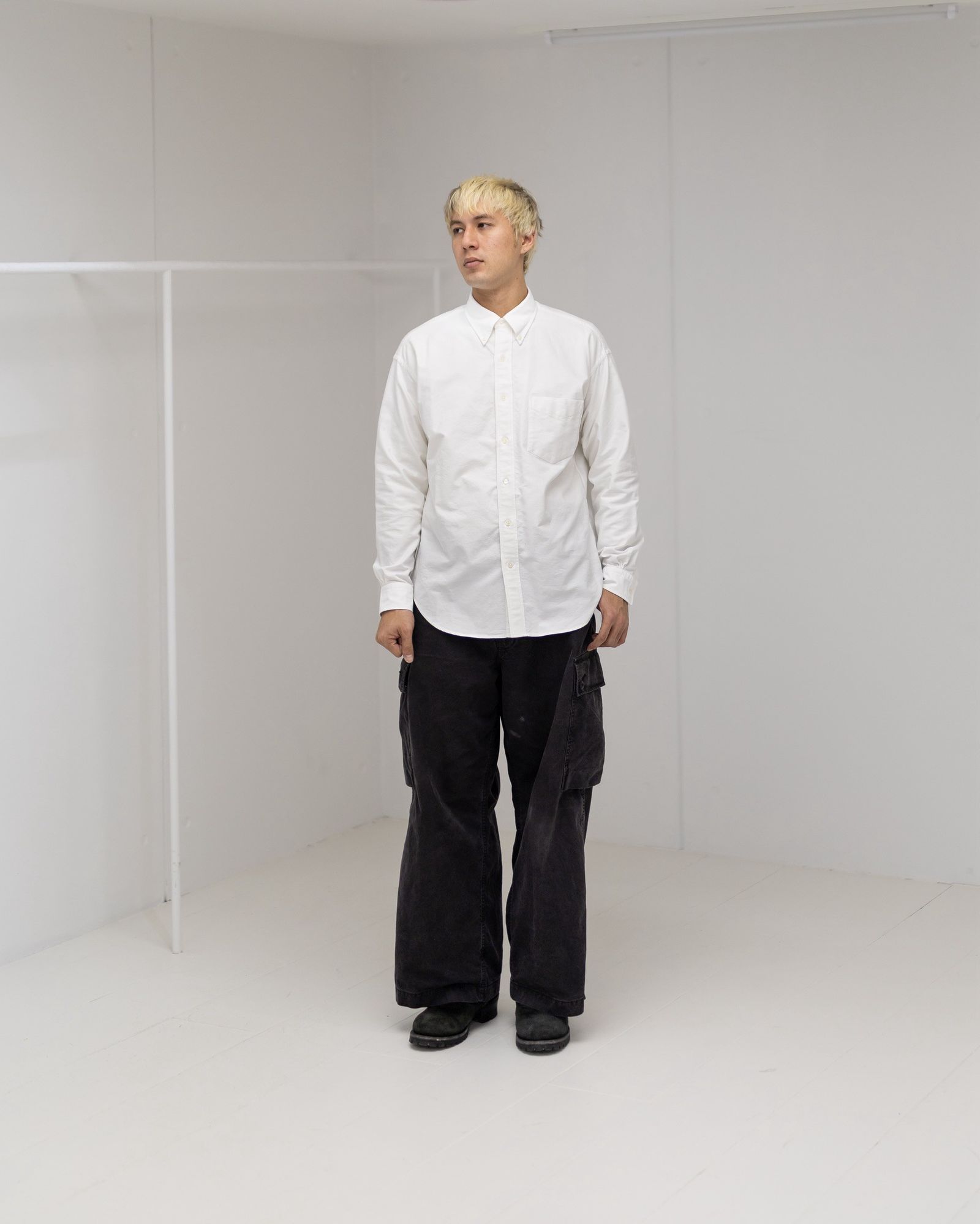 Graphpaper Oxford L/S B.D Box Shirt (WHITE) 1月10日(土)新作発売！