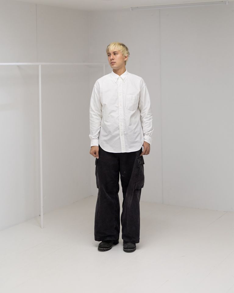 Graphpaper Oxford L/S B.D Box Shirt (WHITE) 1月10日(土)新作発売！