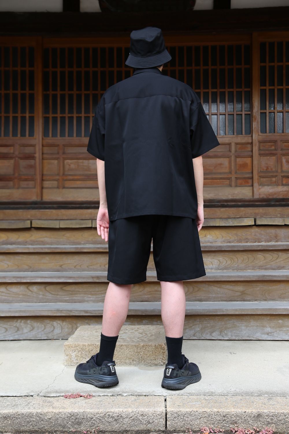 Graphpaper Selvage Wool S/S Oversized Box Shirt(GM212-50260) style.2021.6.19