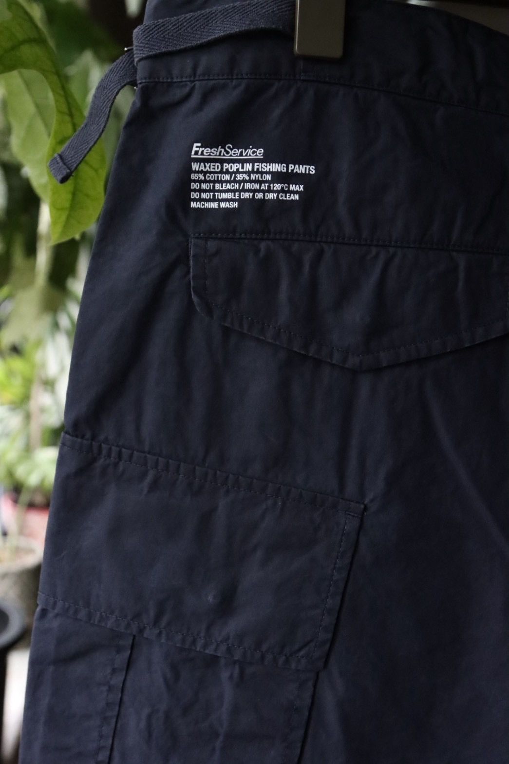 フレッシュサービス WAXED POPLIN FISHING PANTS (FSC253-40118)NAVY