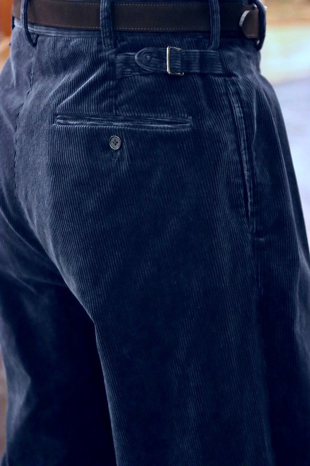 アプレッセ24SS Vintage Corduroy Trousers (24SAP-04-02H)NAVY