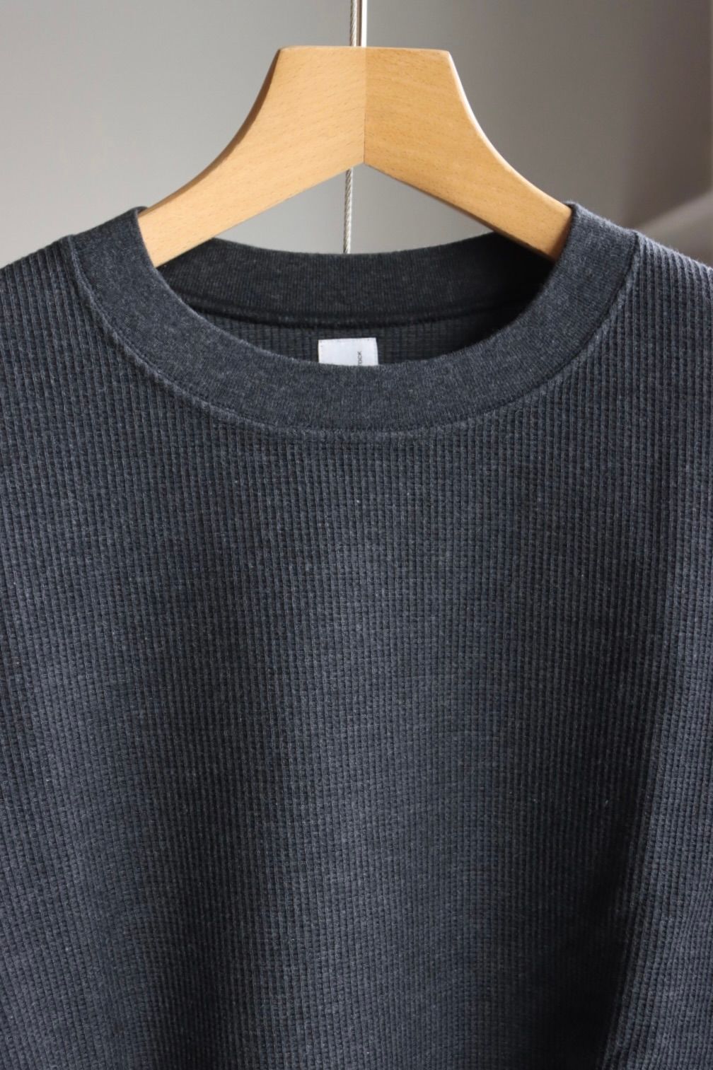 blurhms Women's 25FW Rough&Smooth Thermal P/O(bROOTS24F29F25)HeatherCharcoal☆8月29日(金)新作発売！