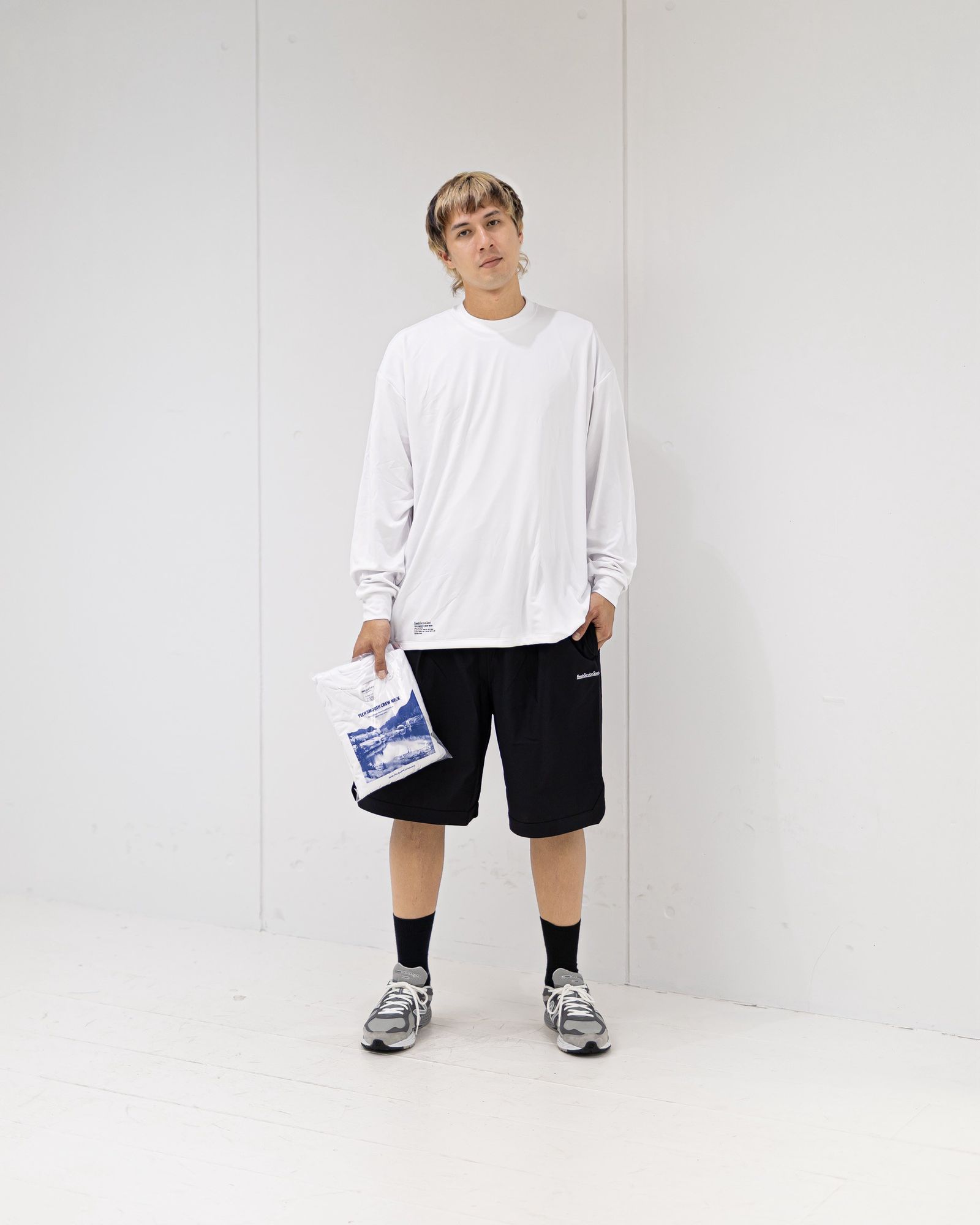 フレッシュサービス 2-PACK TECH SMOOTH L/S CREW NECK(FSS263-70076B)WHITE☆7月18日(土)新作発売！