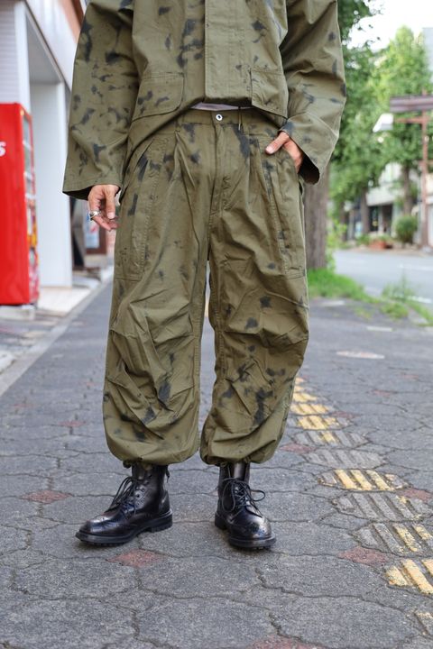Gurank グランク Poplin camouflage cargo pants(2552)KHAKI/BLACK★新作発売！