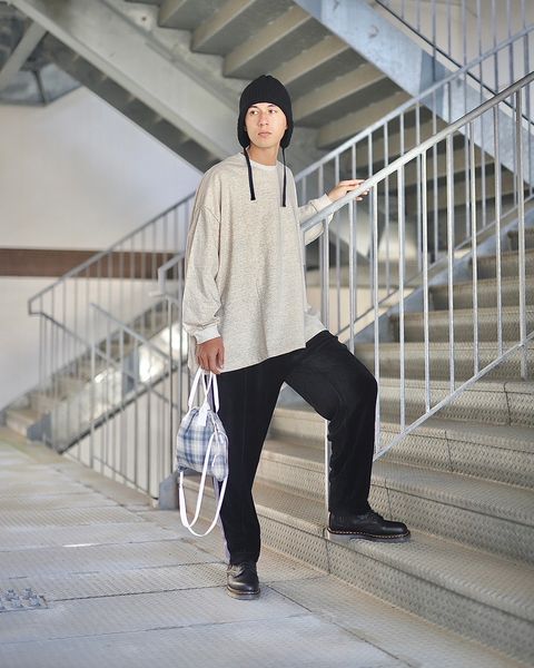 STRIPES FOR CREATIVE FW23 BIG MAX LS TEE スタイル