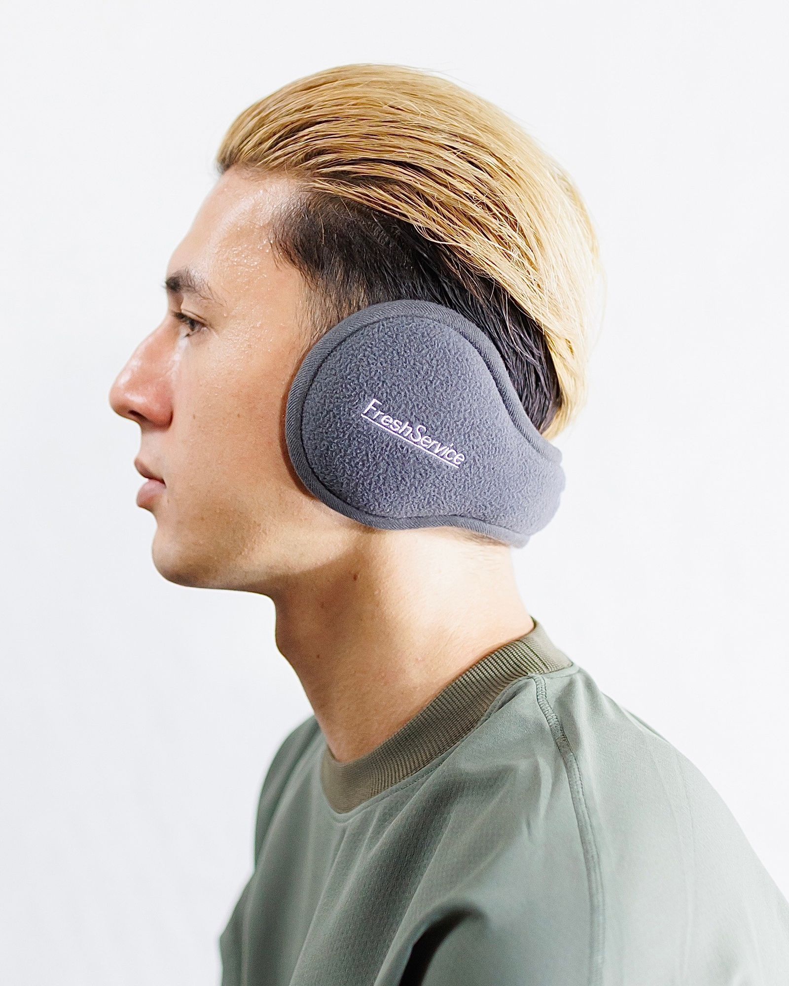 フレッシュサービス SYNTHETIC FLEECE EARMUFFS(FSP243-90204)GRAY