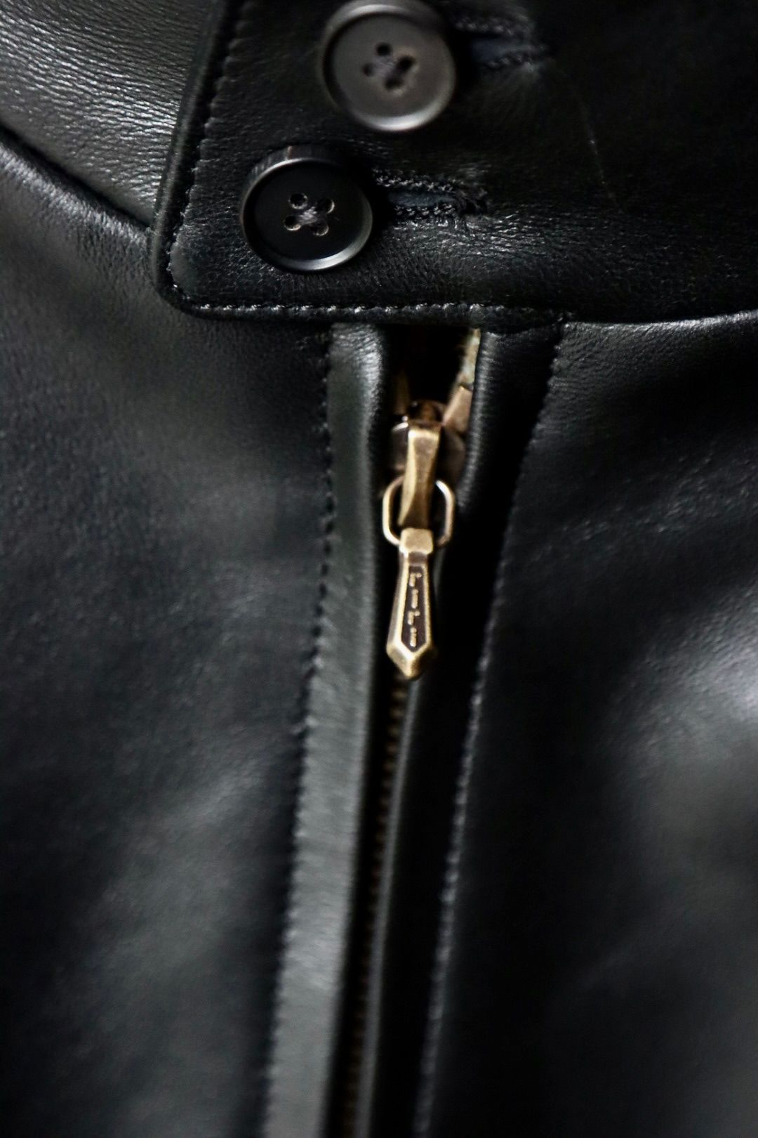 A.PRESSE - アプレッセ23AW Leather Harrington Jacket(23AAP-01