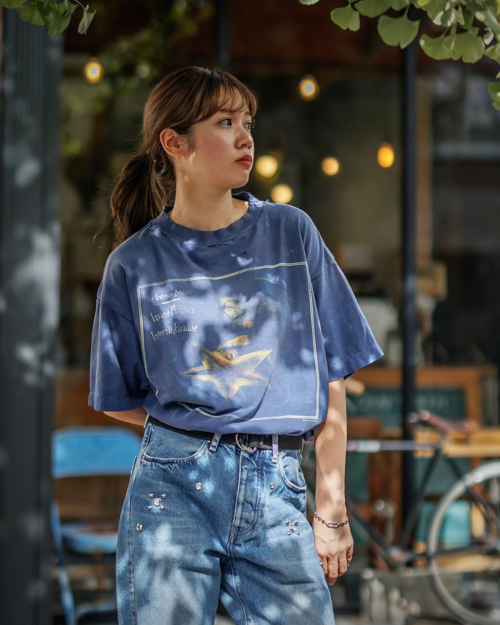 セントマイケル 新作LOVE OF SNT CP_SS TEE&STAR CP_SS TEE style.2024.9.17