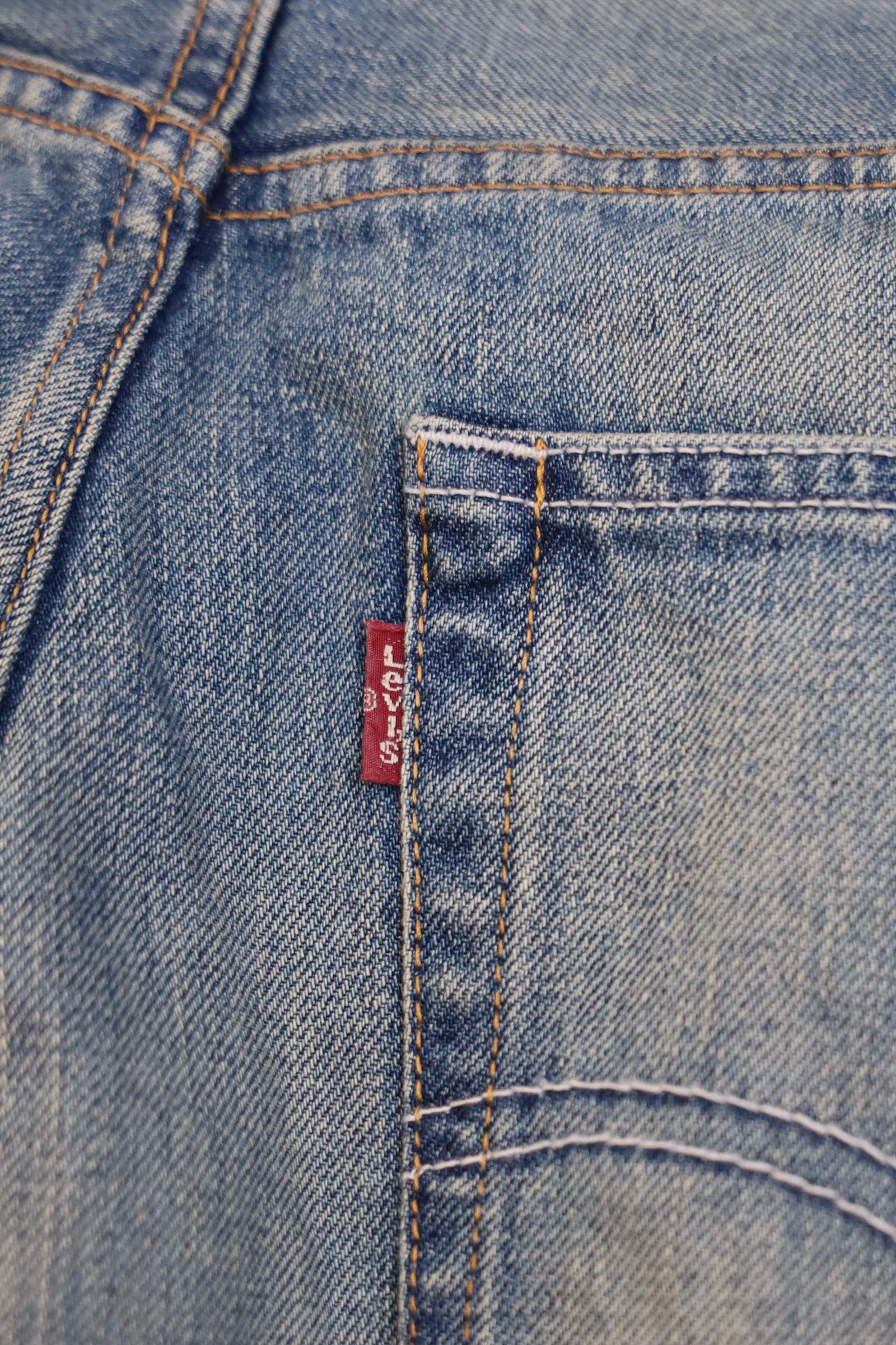 ジュンヤワタナベマン 25SS 綿デニム製品加工カスタマイズLevi's Wネームパンツ(WO-P209-051)INDIGO☆新作発売！