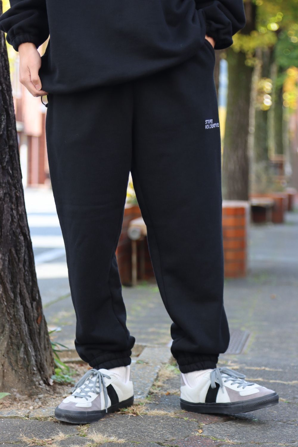 SFC STRAIGHT PANTS 20ss BLACK L