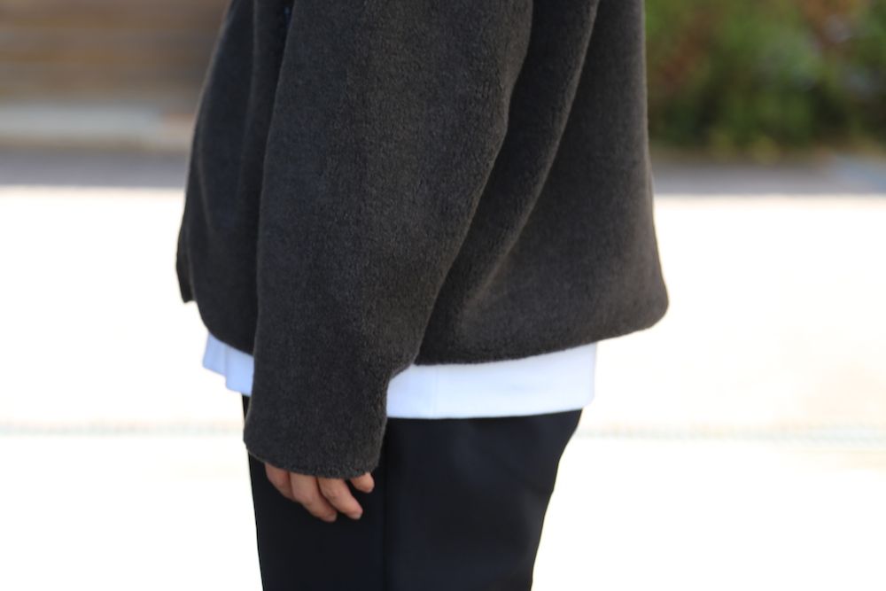 Graphpaper Wool Boa Zip-Up Blouson style.2020.10.4. | 1282