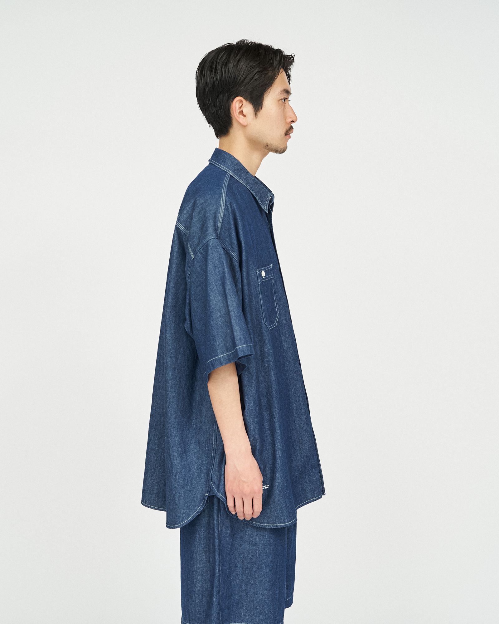 フレッシュサービス LIGHT DENIM S/S SHIRT (FSC252-50046)DARK FADE☆6/21(土)発売！