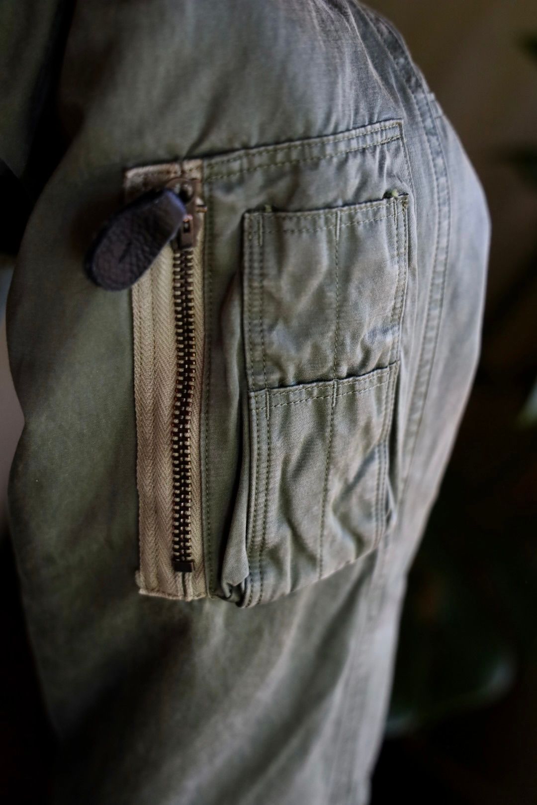 アプレッセ 2026 STYLE2 Vintage Silk Custom N-3B Flight Jacket(26AAP-01-35)SAGE☆10月3日(土)新作発売！