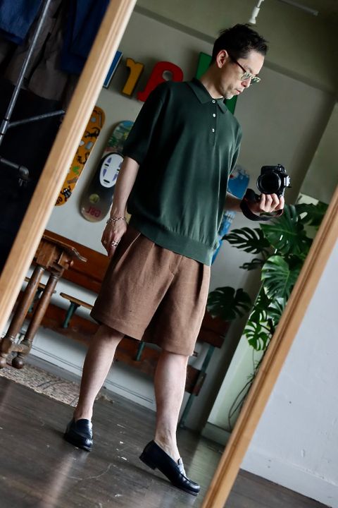 A.PRESSE 22SS Two Tuck Shorts style.2022.4.16.