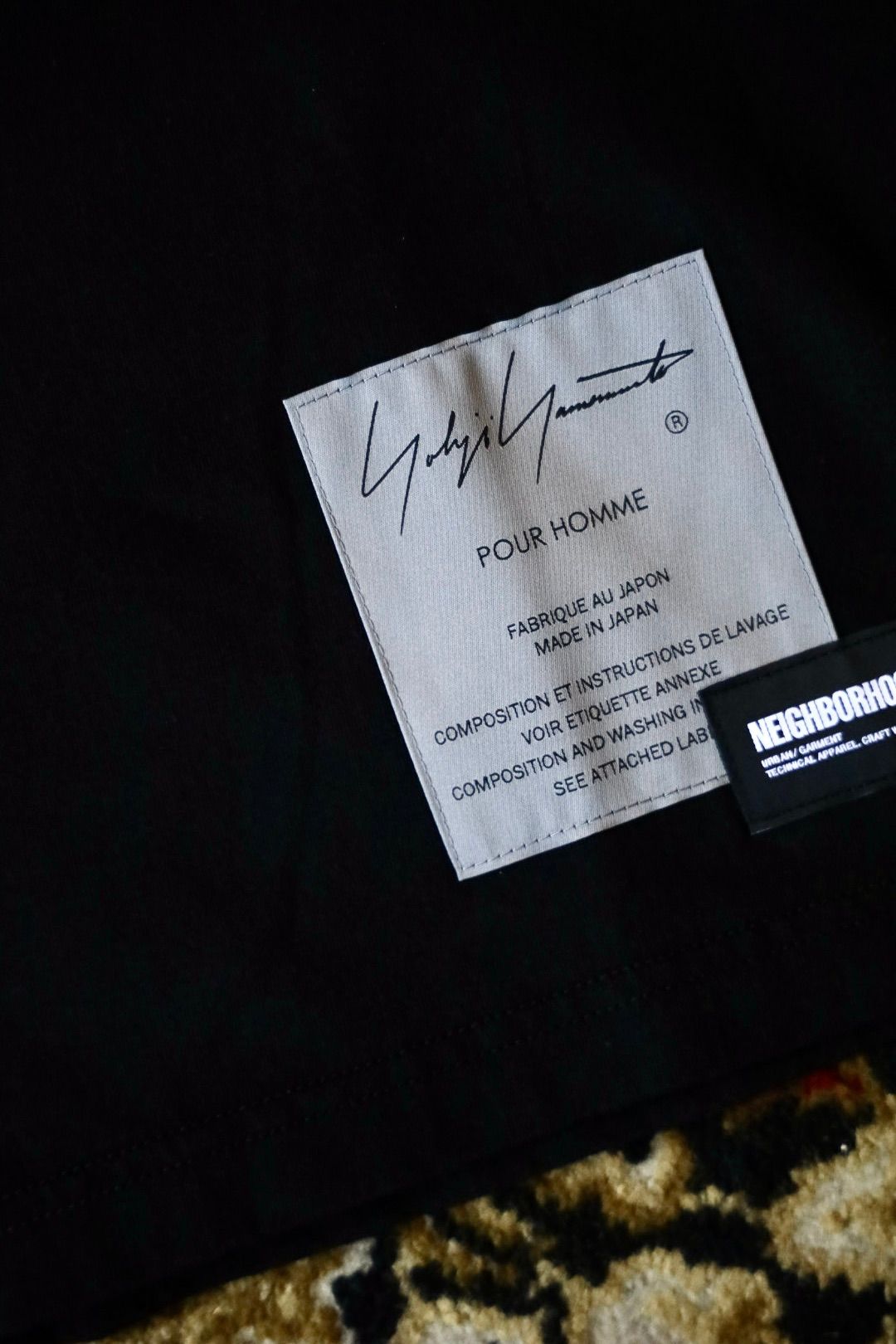 Yohji Yamamoto × NEIGHBORHOOD TEE LS(HK-T98-998)BLACK★12月6日(土)発売！