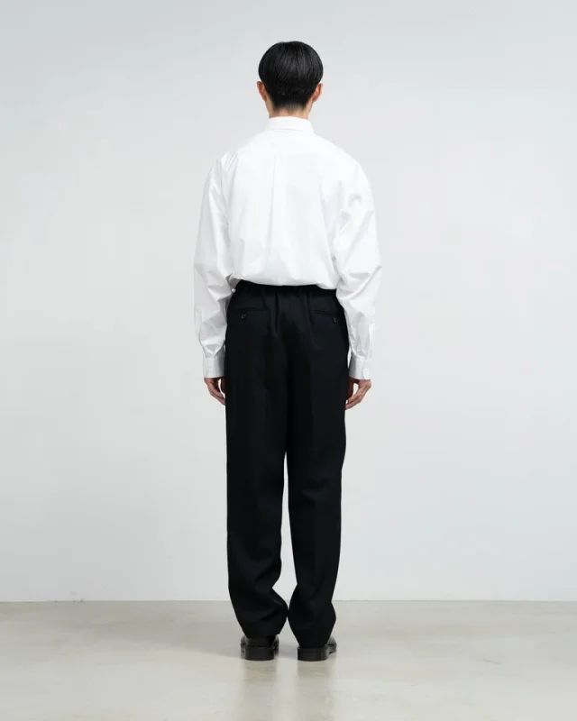 Hight Count Wide Spread Collar Shirt(GM234-50032B)WHITE