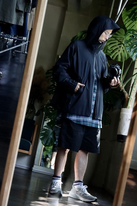 Graphpaper 23AW PERTEX_SHIELD Shell Jacketスタイル