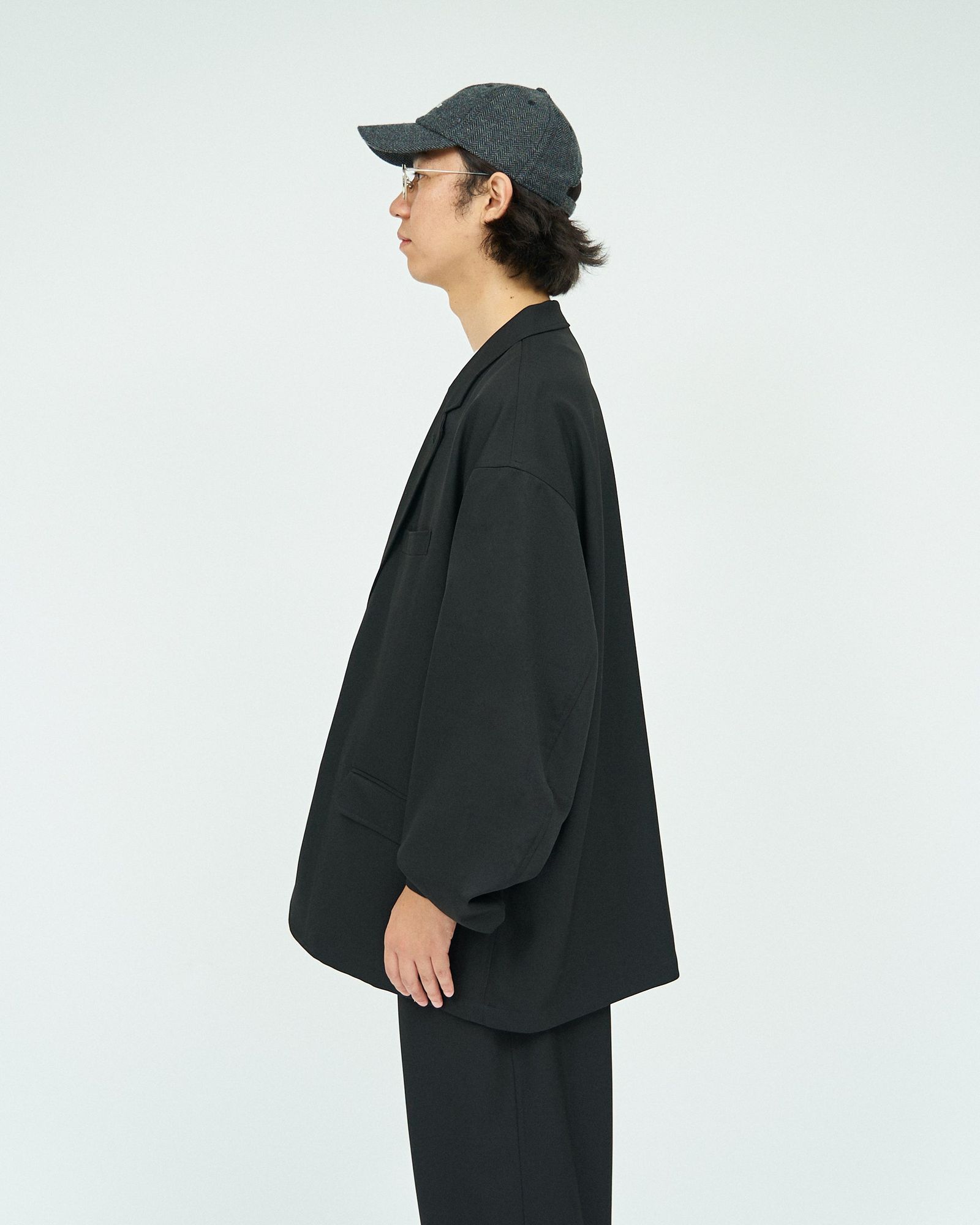 フレッシュサービス WOOLY TWILL JACKET (FSC243-20177)BLACK