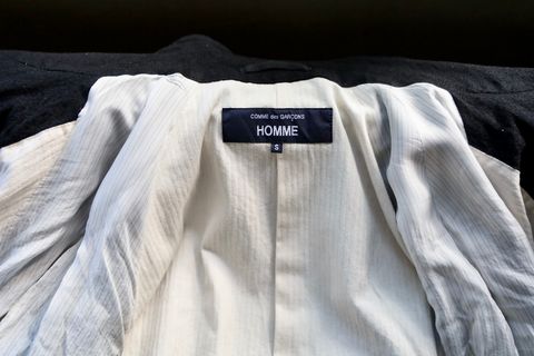 COMME des GARCONS HOMME 26FW ウールサージ製品縮絨コートスタイル