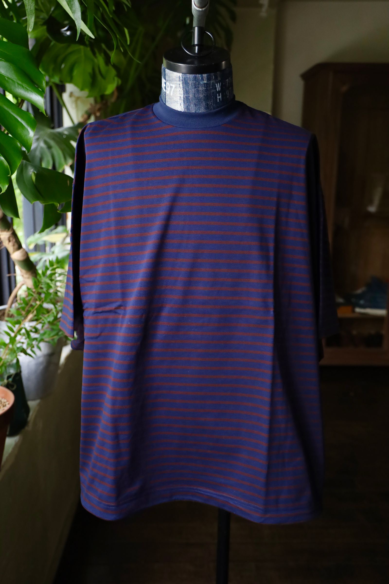 is-ness - イズネス24AW BALLOON STRIPES T SHIRT(31SSSH05-2
