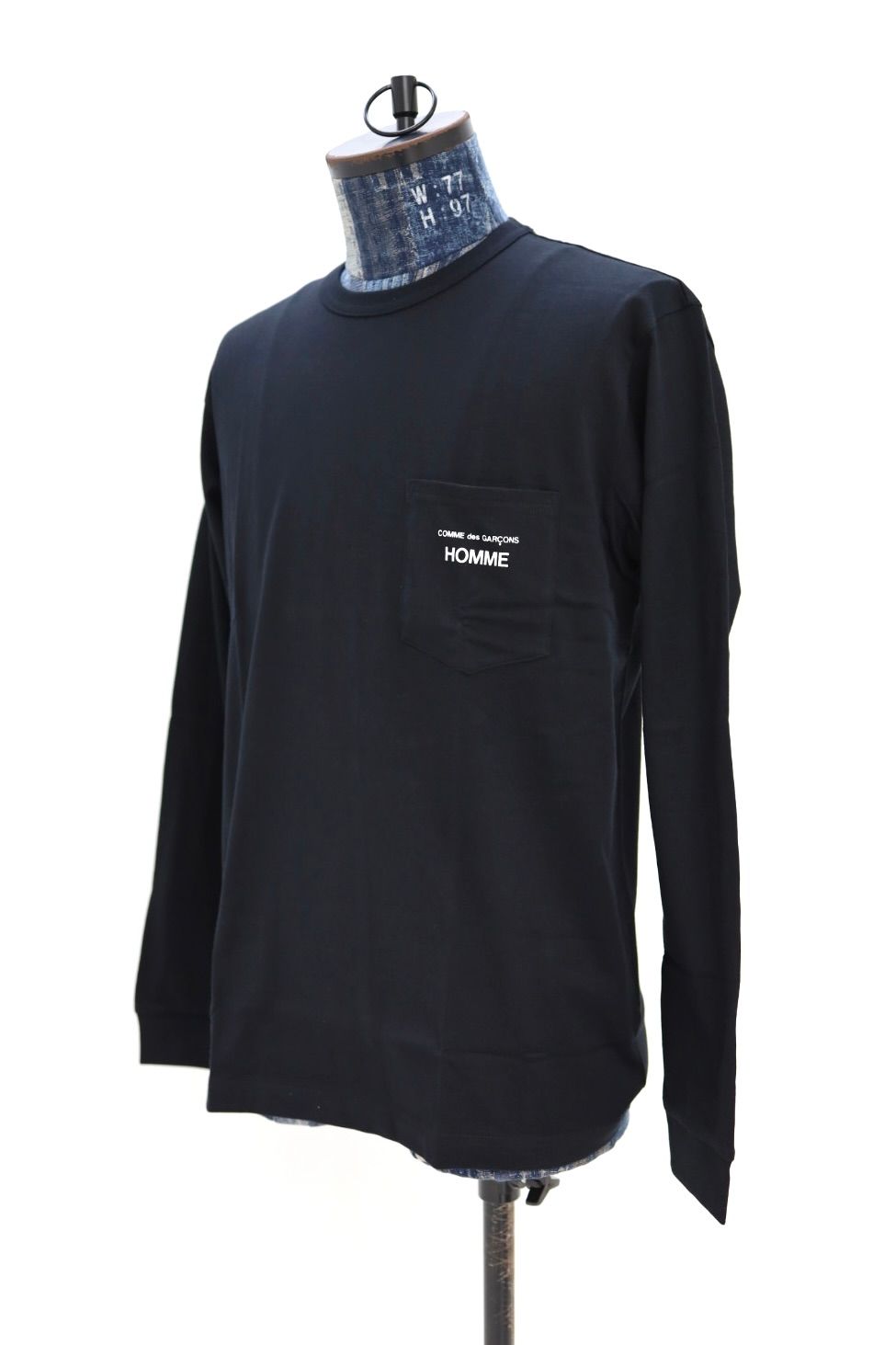 コムデギャルソンオム ロングスリーブTシャツ(HQ-T102-051)BLACK☆2月6日(金)発売！