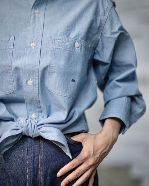 J.B. ATTIRE  Riviera chambray shirt×Santa monica denim style 2024.07.25
