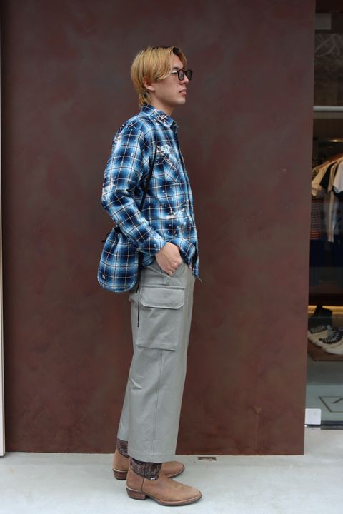 RAFU 24SS 新作Bleached & Damaged shirt style 2024.3.11