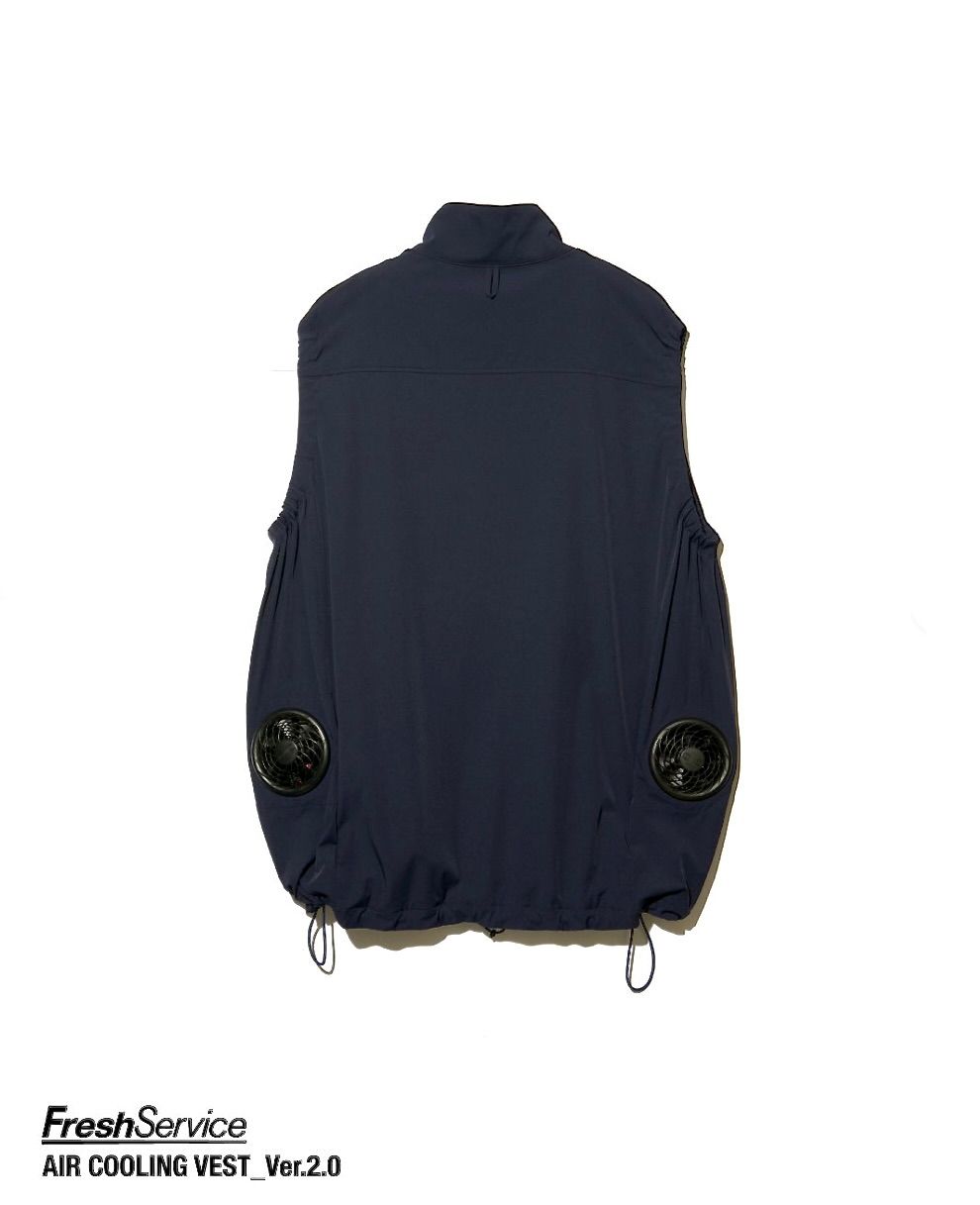 フレッシュサービス 26SS 空調服®︎ × FreshService "AIR COOLING VEST_Ver.2.0"(FSC261-30295)NAVY☆5月9日(土)発売！