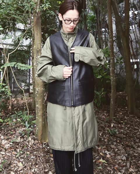 TapWater タップウォーター 23AW Sheep Leather Vestスタイル