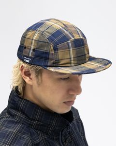 コムデギャルソンオム26SS BRIEFINGコラボ 綿エステルチェックCAP(HQ-K602-051-2)BROWN/KHAKI/NAVY★4月3日(金)発売！