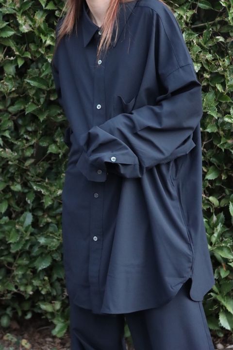 FreshService WOOLY CLOTH REGULAR COLLAR SHIRT style.2022.10.29