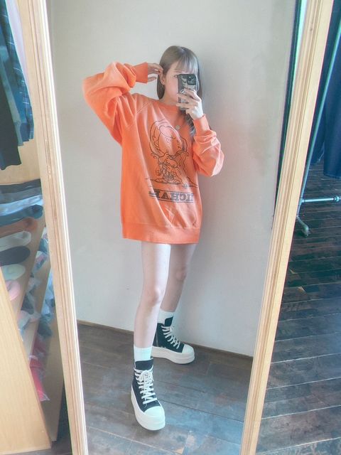 ©SAINT M×××××× 23AW CRW N SWT/MICHAEL"ORANGE"スタイル