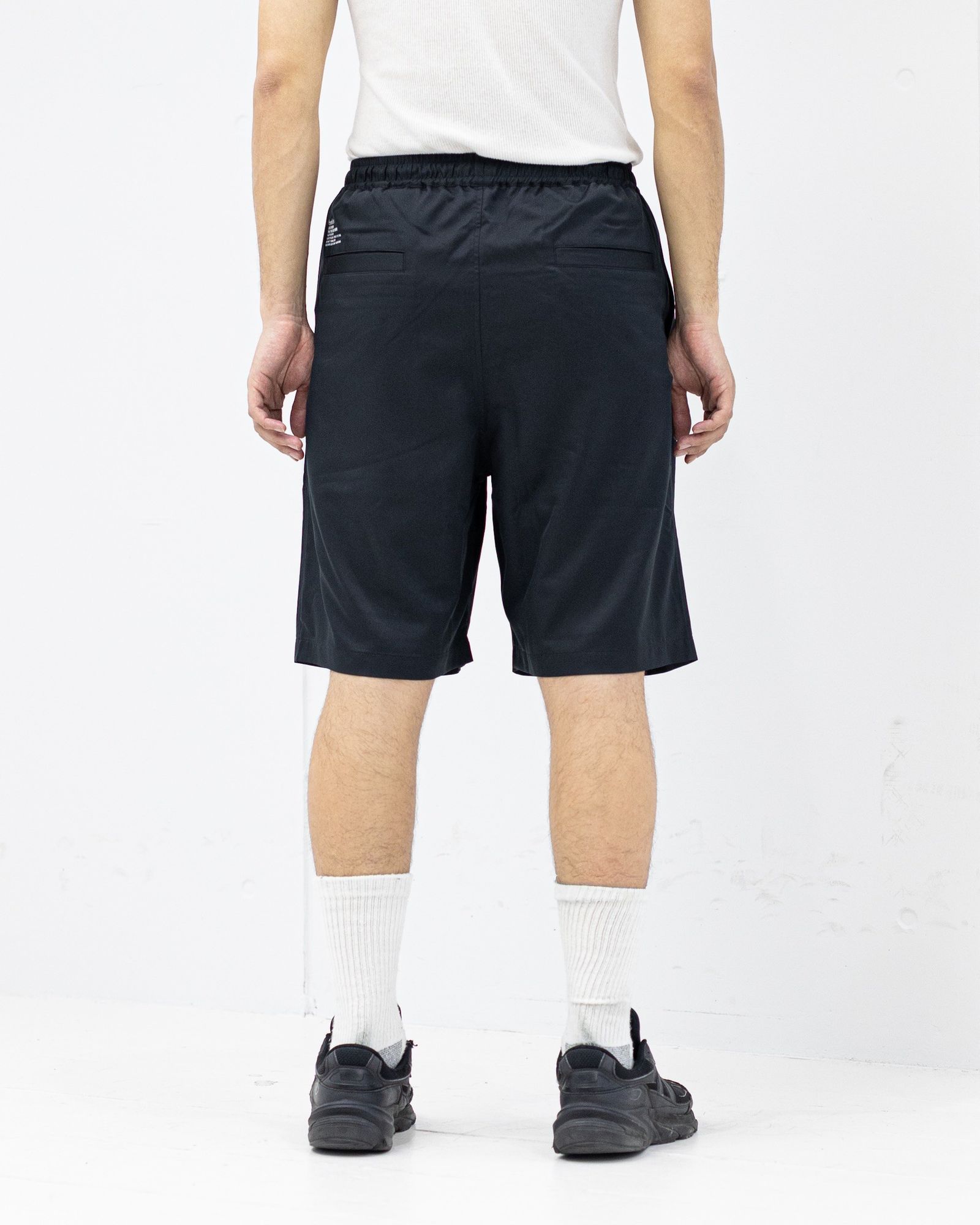 フレッシュサービスCOOLFIBER TWO TUCK EASY SHORTS (FSC261-40258)BLACK
