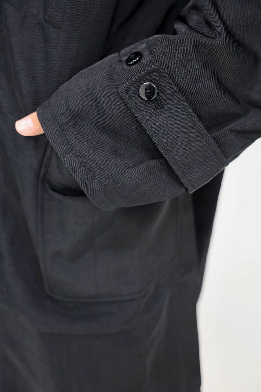ファウンダ 25AW DUFFLE COAT(015FD252016)BLACK