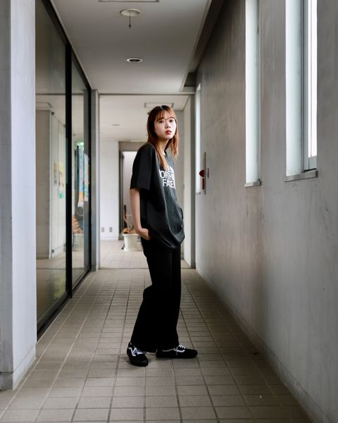 アイジュンヤワタナベマン23SS 新作THE NORTH FACEダブルネームTシャツstyle.2023.5.19