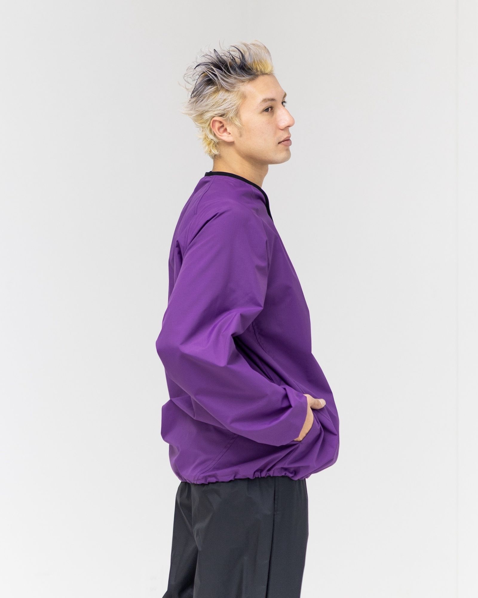CHASSE チェイス26SS ナイロンシャツ NYLON SHIRT(26-SS-SH1)PURPLE☆新作発売！