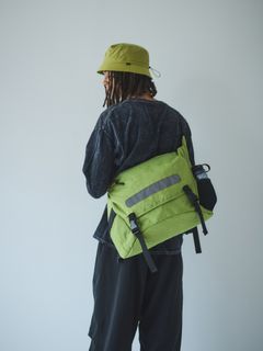 セダンオールパーパス SS24 Overdyed Nylon Messenger Bag (SD24S-BG01)Vintage Lime★2月10日(土)発売！