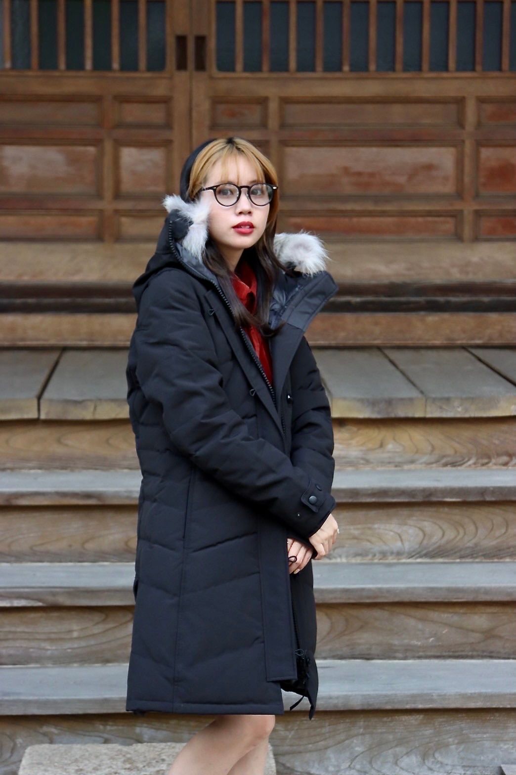 CANADA GOOSE - カナダグースレディース22AW LORETTE PARKA BLACK ...