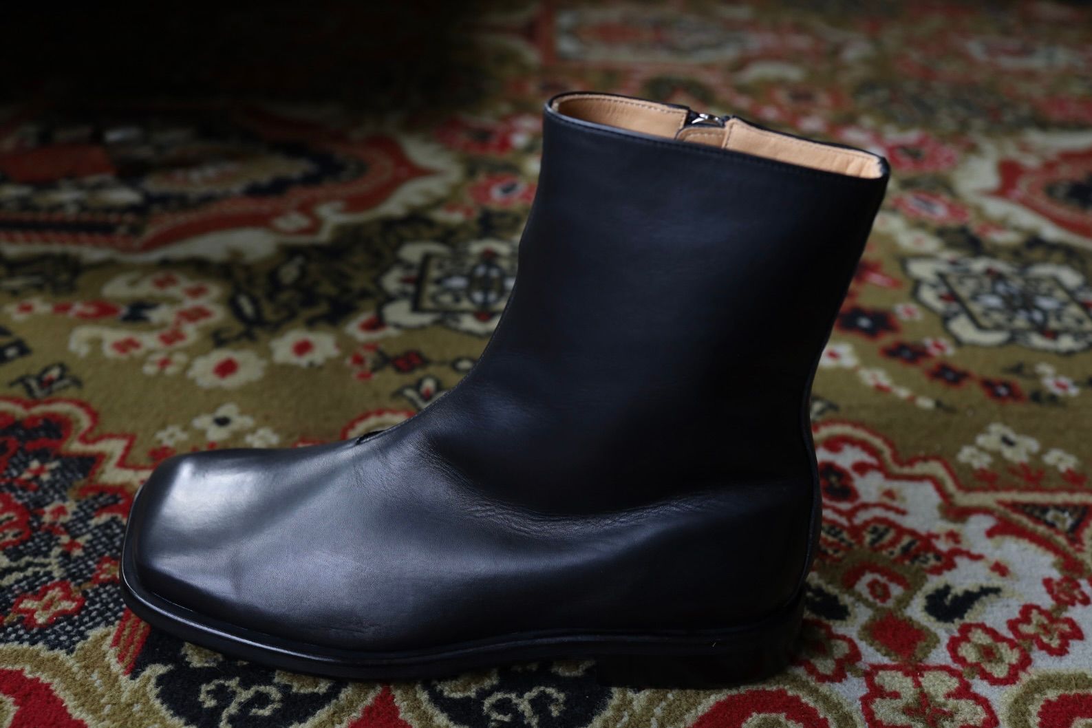 エンダースキーマ bear foot inside zip boots (zw-s-bbt)black☆8月8日(土)発売！