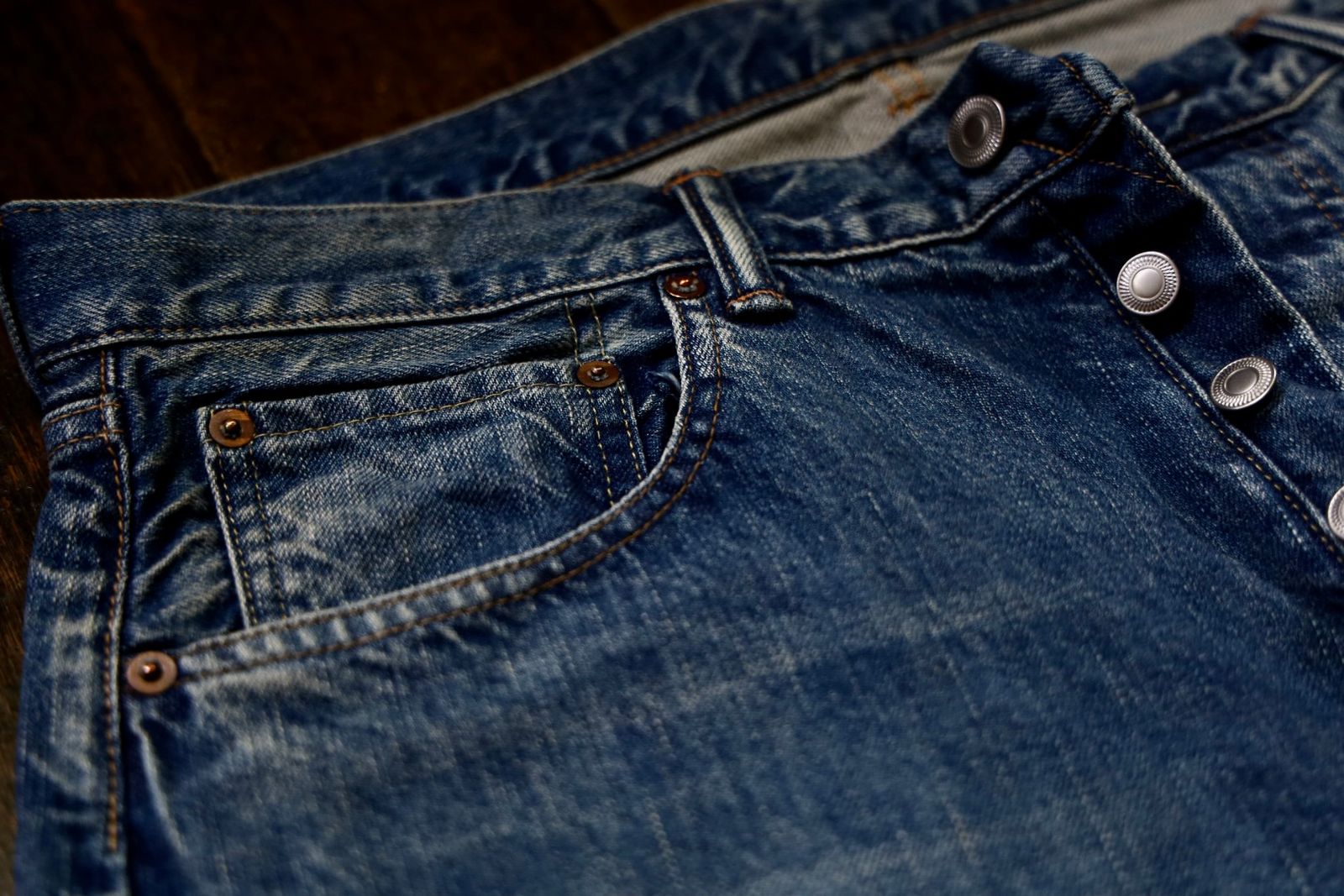 A.PRESSE - アプレッセ Washed Denim Pants E(AP-4004)BLEACH☆8