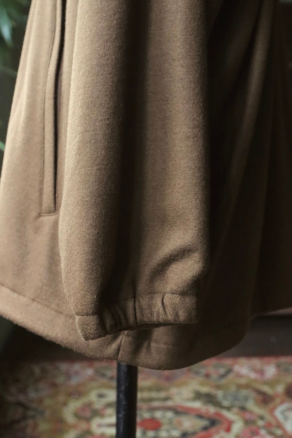 グラフペーパー 25AW Wool Smooth Flannel Track Blouson(GU253-30220B)BROWN☆10月4日(土)新作発売！