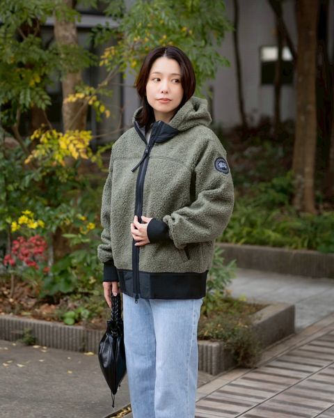 CANADA GOOSE  Simcoe Oversized Hoodie Kind High Pile Fleece Black Label style 2026.01.09