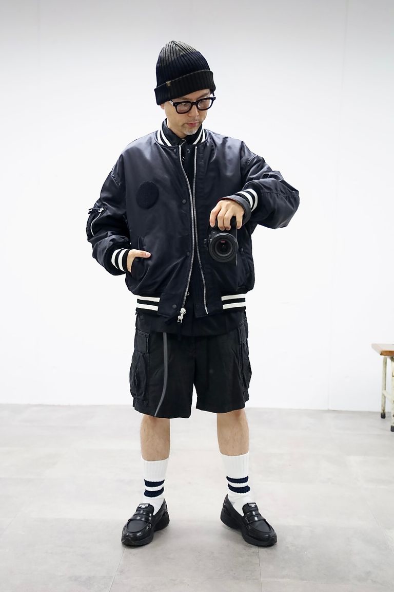 170cm/58kg 着用サイズM