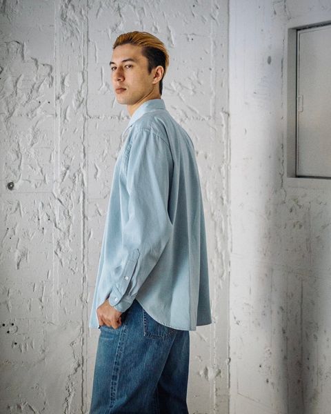 A.PRESSE Double Weave Twill Regular Collar Shirt 1月11日(土)新作発売！