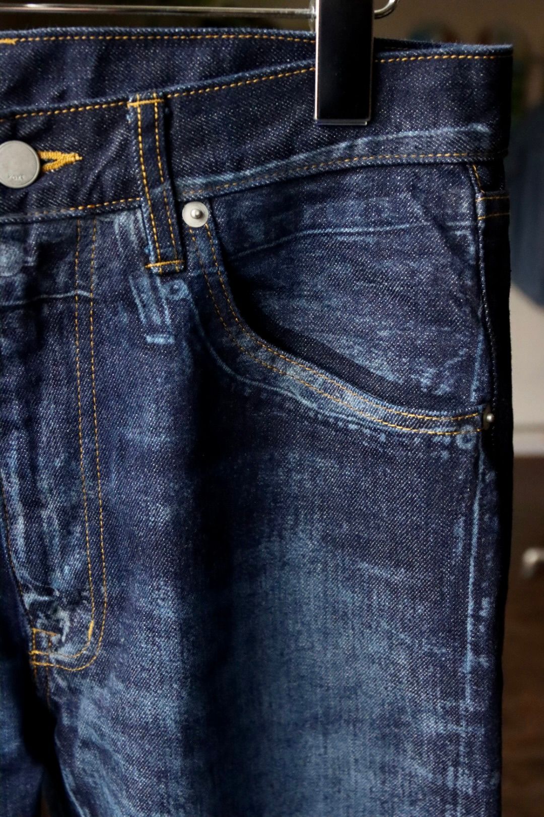 YOKE - ヨーク23SSデニム LASER PROCESSED 5P STRAIGHT DENIM