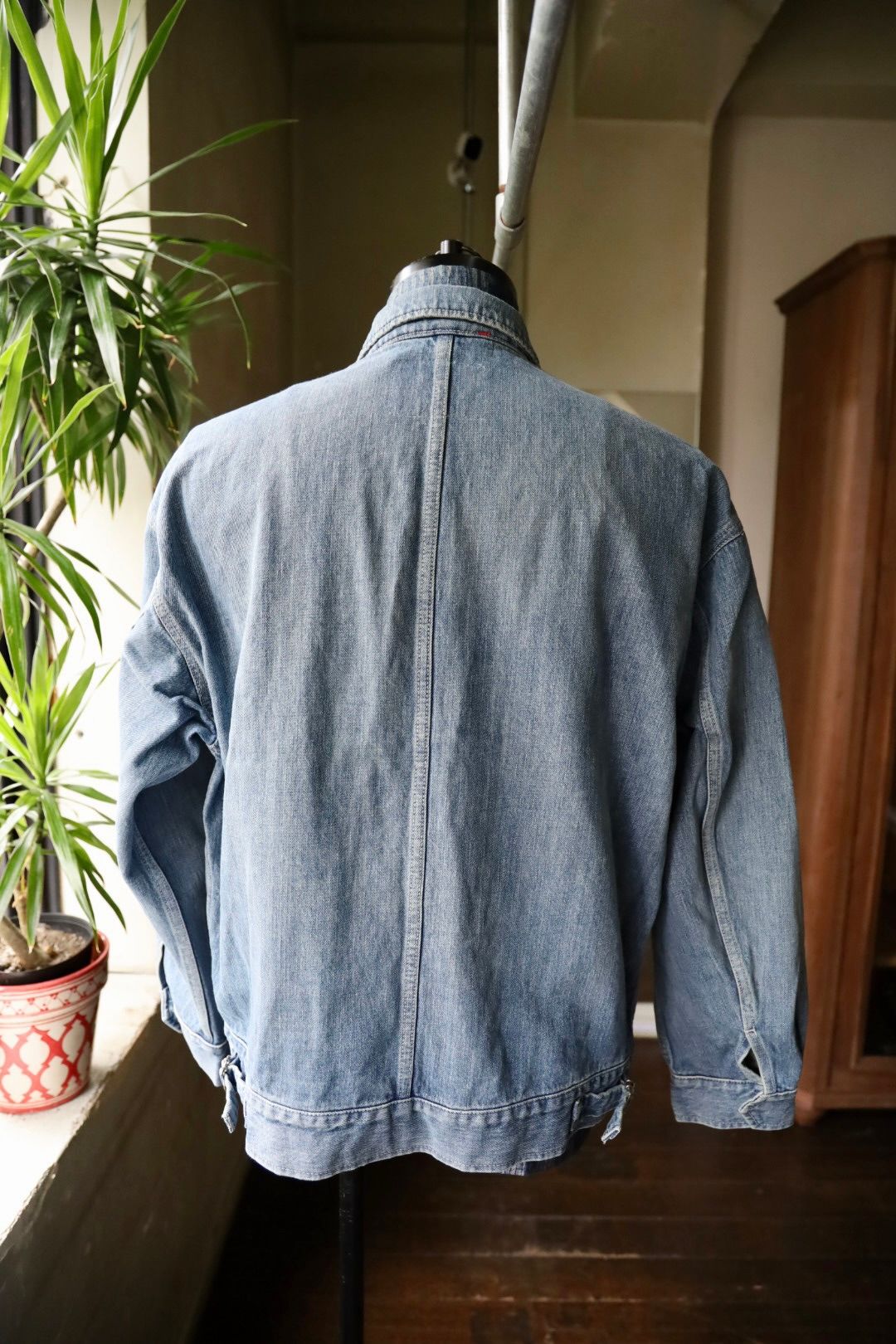 グラフペーパー Selvage Denim Zip Jacket(GU253-20056LB) INDIGO_LIGHT FADE