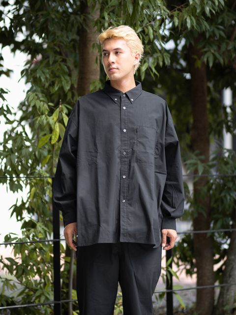 フレッシュサービス SOLOTEX® TYPEWRITER UTILITY L/S B.D SHIRT(FSC263-50105B)BLACK☆8月15日(土)新作発売！